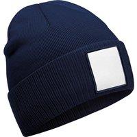 Beechfield Men's Patch Appliqu Beanie in Navy