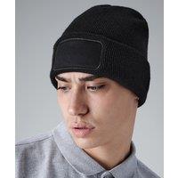 Beechfield Men's Plain Winter Beanie Hat Headwear (Ideal for Printing) in Purple