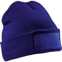 Result Men's Printers Double Knit Beanie in Blue