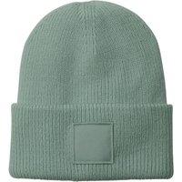Beechfield Men's Tonal Patch Deep Cuffed Beanie in Dark Green
