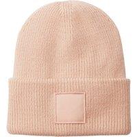 Beechfield Men's Tonal Patch Deep Cuffed Beanie in Peach