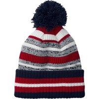 Beechfield Men's Striped Beanie in Navy