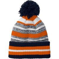 Beechfield Men's Striped Beanie in Dark Navy