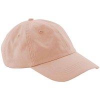 Beechfield Men's 6 Panel Low Profile Dad Hat in Peach