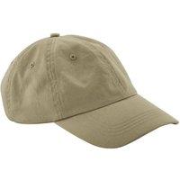 Beechfield Men's 6 Panel Low Profile Dad Hat in Light Brown
