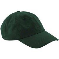 Beechfield Men's 6 Panel Low Profile Dad Hat in Bottle Green