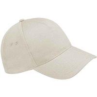 Beechfield Men's Ultimate 5 Panel Baseball Cap in Beige