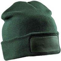 Result Men's Double Knit Beanie in Bottle Green