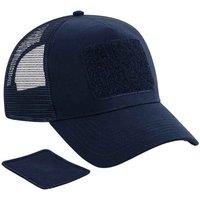 Beechfield Men's Patch Snapback Cap in Navy