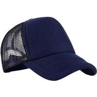 Result Men's Core Detroit 1 2 Mesh Truckers Cap in Mid Navy