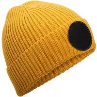 Beechfield Men's Patch Circular Patch Beanie in Mustard
