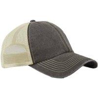Beechfield Men's Vintage 6 Panel Trucker Cap in Brown