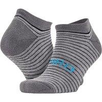 Spiro Men's Striped Socks (Pack of 3) in Pale Grey | Size: 8-11