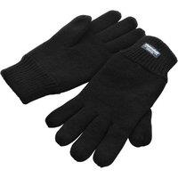 Result Men's Lined Thinsulate Winter Gloves in Black | Size: S/M