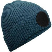 Beechfield Men's Patch Circular Patch Beanie in Navy
