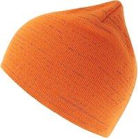 Atlantis Men's Shine Reflective Short Beanie in Orange