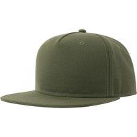 Atlantis Men's 5 Panel Snapback Baseball Cap in Olive