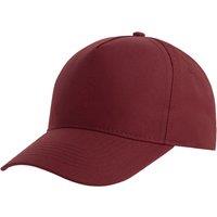 Atlantis Men's Recy Five Polyester Baseball Cap in Burgundy