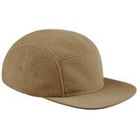 Beechfield Men's Fleece Camper Cap in Light Brown