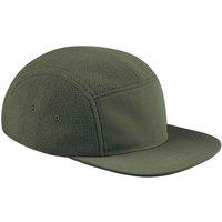 Beechfield Men's Fleece Camper Cap in Dark Olive