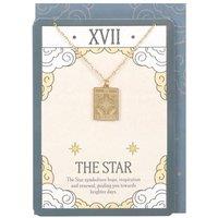 Something Different Men's The Star Tarot Necklace & Card