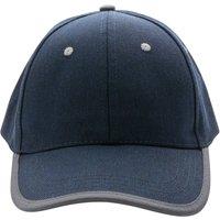 XD Design Men's Impact Aware Contrast Brushed Cotton 6 Panel Cap in Navy