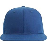 Atlantis Men's James 6 Panel Polyester Snapback Cap in Blue