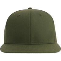 Atlantis Men's James 6 Panel Polyester Snapback Cap in Olive