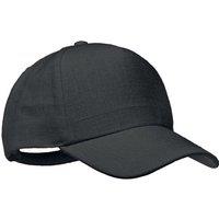 MidOcean Men's Naima Hemp Baseball Cap in Black