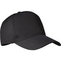 MidOcean Men's Senga RPET 5 Panel Baseball Cap in Black