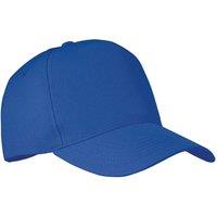 MidOcean Men's Senga RPET 5 Panel Baseball Cap in Royal