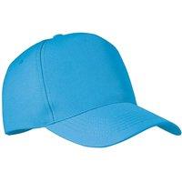 MidOcean Men's Senga RPET 5 Panel Baseball Cap in Turquoise