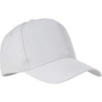 MidOcean Men's Senga RPET 5 Panel Baseball Cap in White