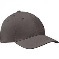 MidOcean Men's Basie 6 Panel Baseball Cap in Pale Grey