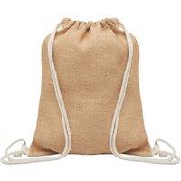 MidOcean Men's Fukuro Jute Drawstring Bag in Beige