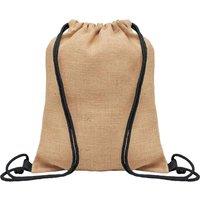 MidOcean Men's Fukuro Jute Drawstring Bag in Black
