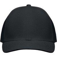 MidOcean Men's Buffalo 6 Panel Baseball Cap in Black