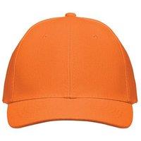 MidOcean Men's Buffalo 6 Panel Baseball Cap in Orange