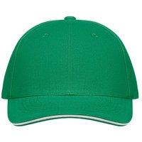 MidOcean Men's Buffalo 6 Panel Baseball Cap in Bright Green
