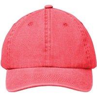 MidOcean Men's Beau 6 Panel Baseball Cap in Red