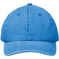 MidOcean Men's Beau 6 Panel Baseball Cap in Mid Blue