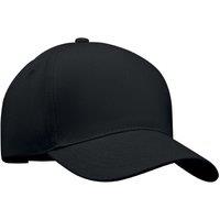 MidOcean Men's Singa 5 Panel Baseball Cap in Black