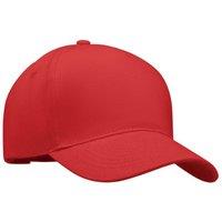 MidOcean Men's Singa 5 Panel Baseball Cap in Red