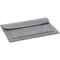 MidOcean Men's Pouchlo 15 Felt Laptop Sleeve in Grey