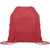 MidOcean Men's Cabetri Colour Cotton Drawstring Bag in Red