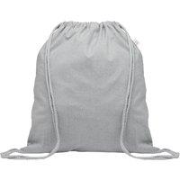 MidOcean Men's Cabetri Colour Cotton Drawstring Bag in Grey