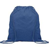 MidOcean Men's Cabetri Colour Cotton Drawstring Bag in Royal