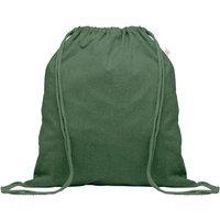 MidOcean Men's Cabetri Colour Cotton Drawstring Bag in Dark Green