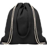 MidOcean Men's Moira Canvas Drawstring Bag in Black