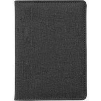 MidOcean Men's Shieldoc Two Tone Passport Cover in Black